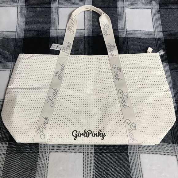 VS PINK BLACK FRIDAY 2025 LIMITED EDITION WINTER WHITE BLING TOTE BAG - Picture 7 of 12